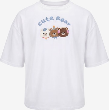 MYMO - Camiseta 'Pop' en blanco: frente