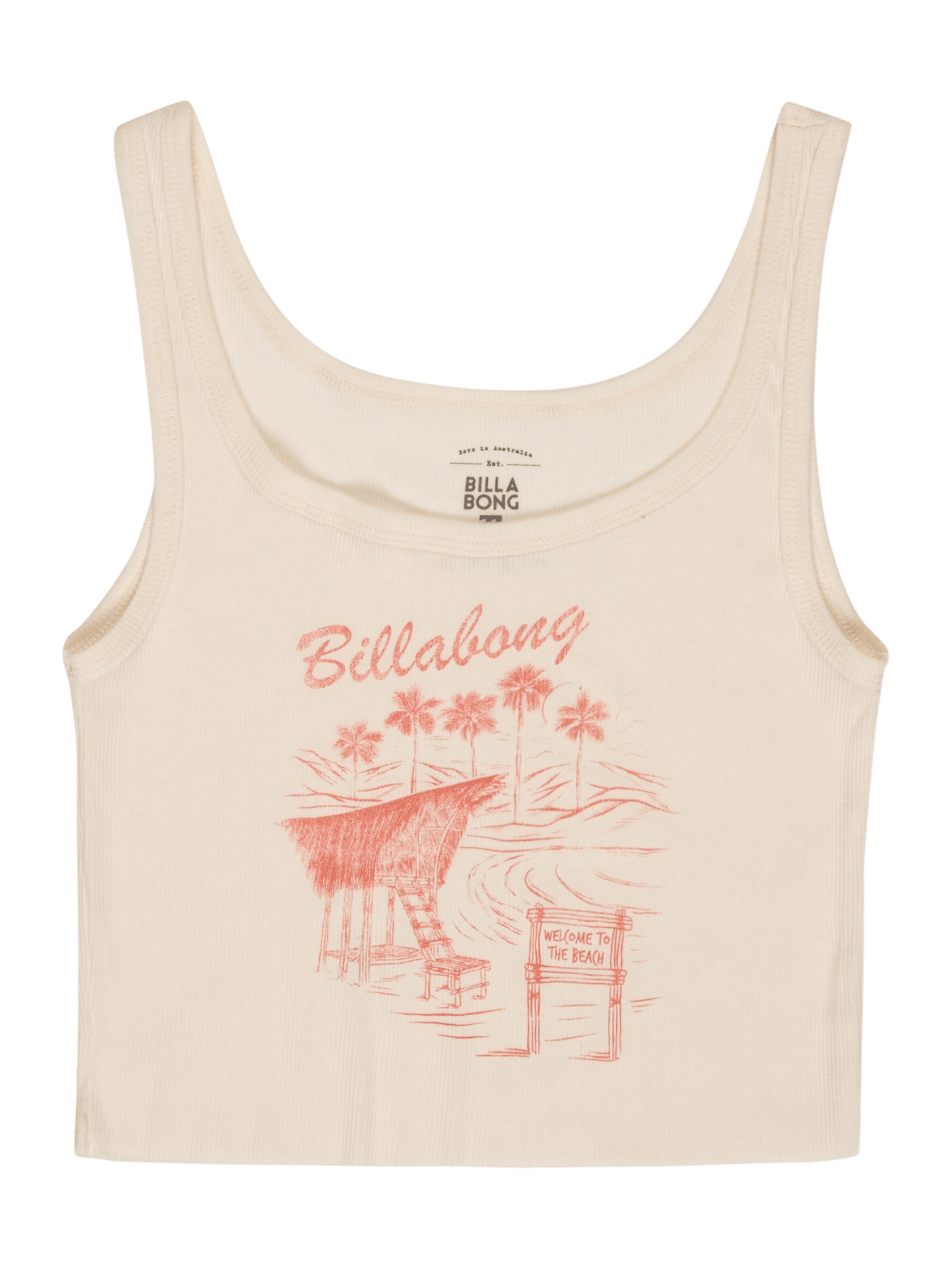 Haut 'In My Dreams' BILLABONG en blanc : devant