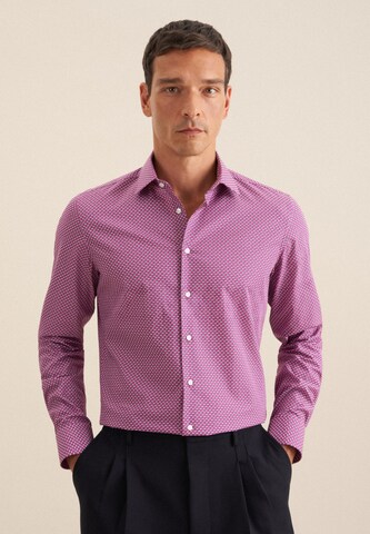 SEIDENSTICKER Slim Fit Hemd in Pink: Vorderseite