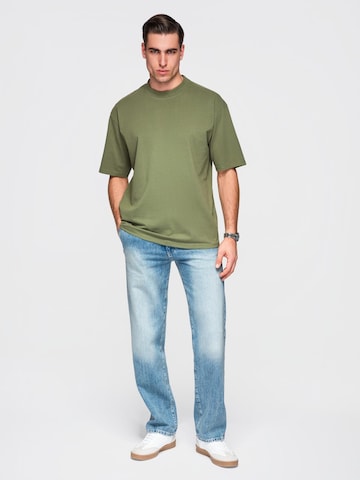 Ombre Shirt in Groen: voorkant