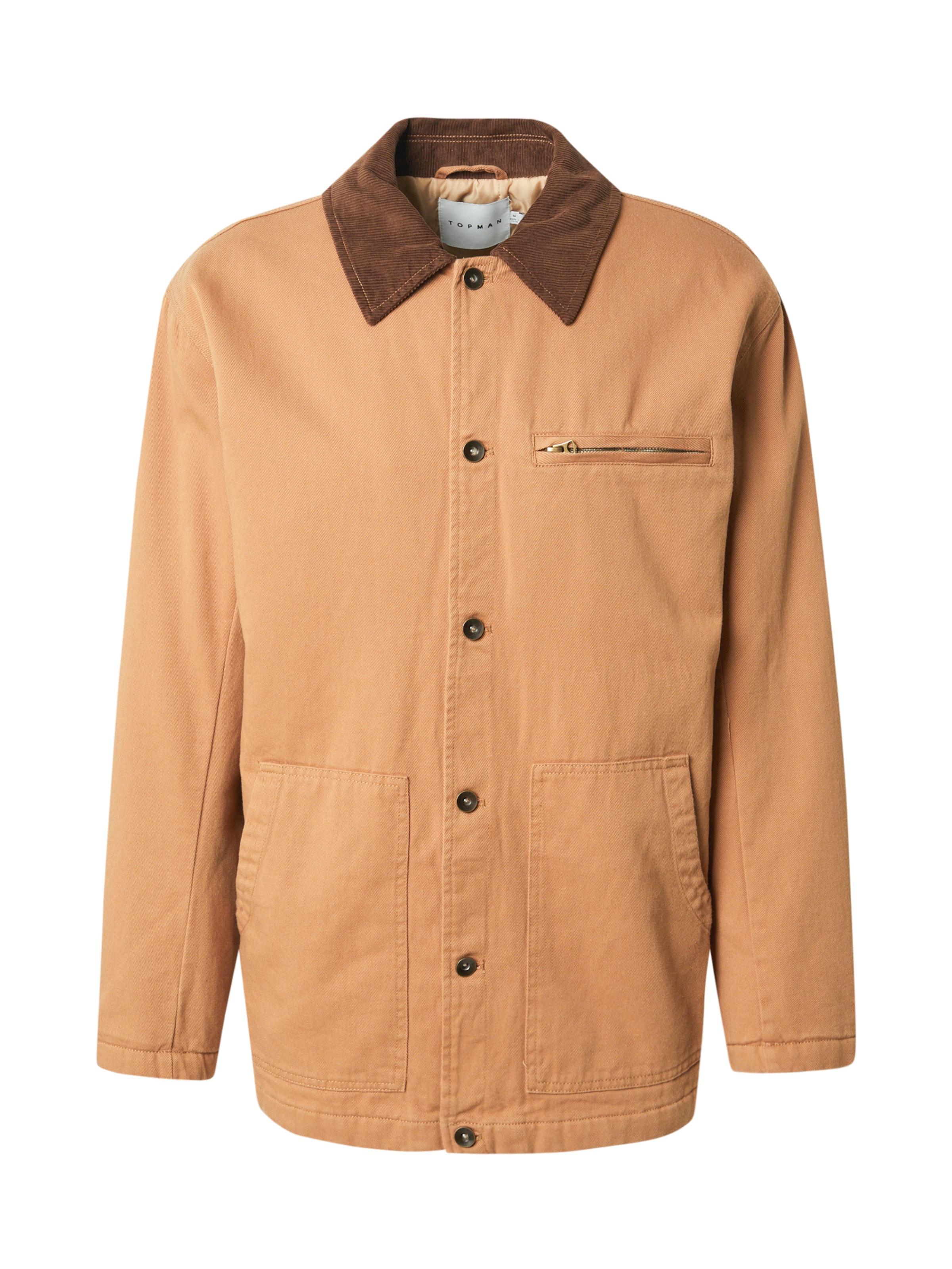 Giacca di mezza stagione di TOPMAN in beige: frontale