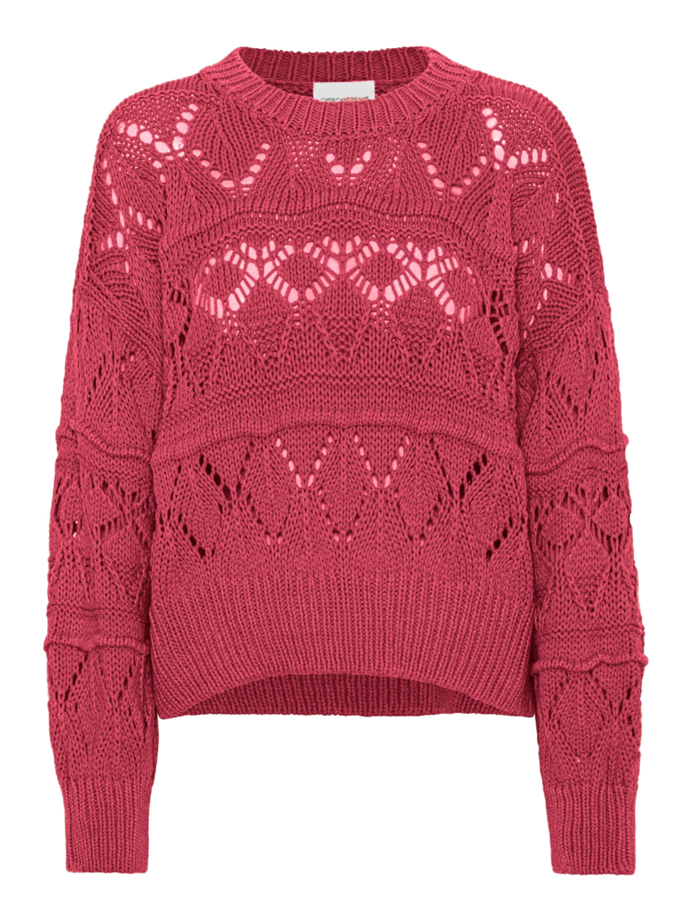 americandreams Pullover 'Cassie'‌‌ in Rot: Vorderseite