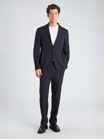 Lindbergh Regular fit Business-colbert in Blauw