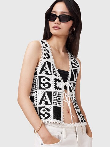 AllSaints Вязаная жилетка 'FLORENCE' в Черный