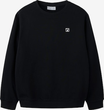 NAME IT Sweatshirt 'NKMFLO' in Black: front