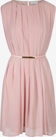 APART Chiffonkleid mit Gürtel in Pink: predná strana