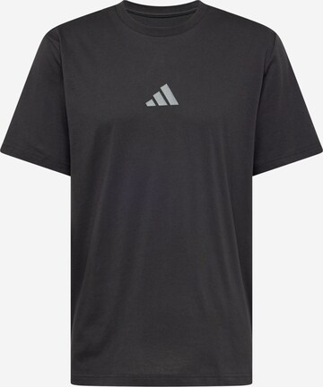 ADIDAS PERFORMANCE Funkcionalna majica | črna barva: sprednja stran