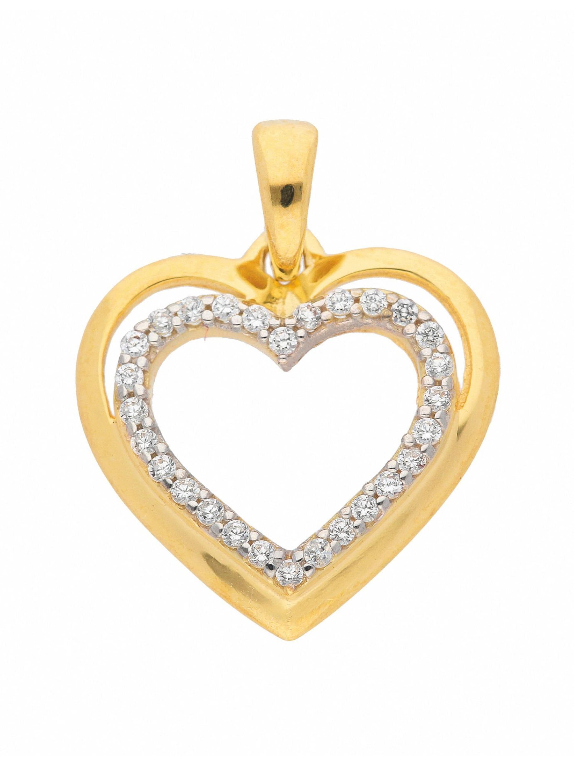 Adelia´s Pendant 'Herz' in Gold: front