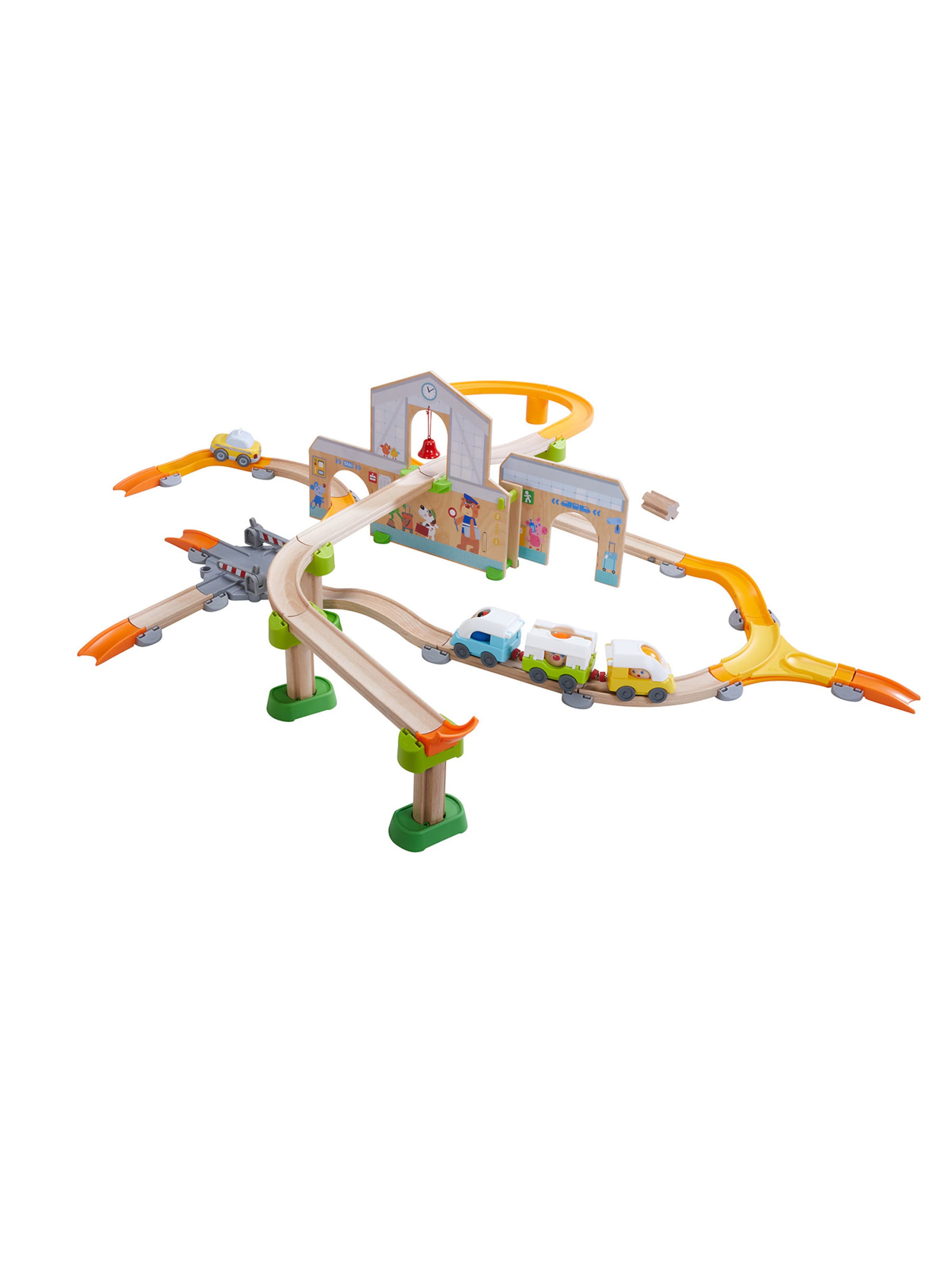 HABA Kugelbahn ' Kullerbü – Spielbahn Bahnhof ' in Mischfarben