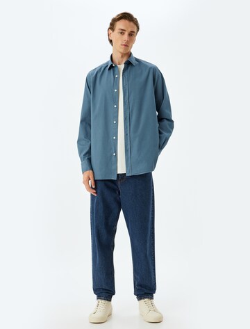 Koton Regular Fit Hemd in Blau