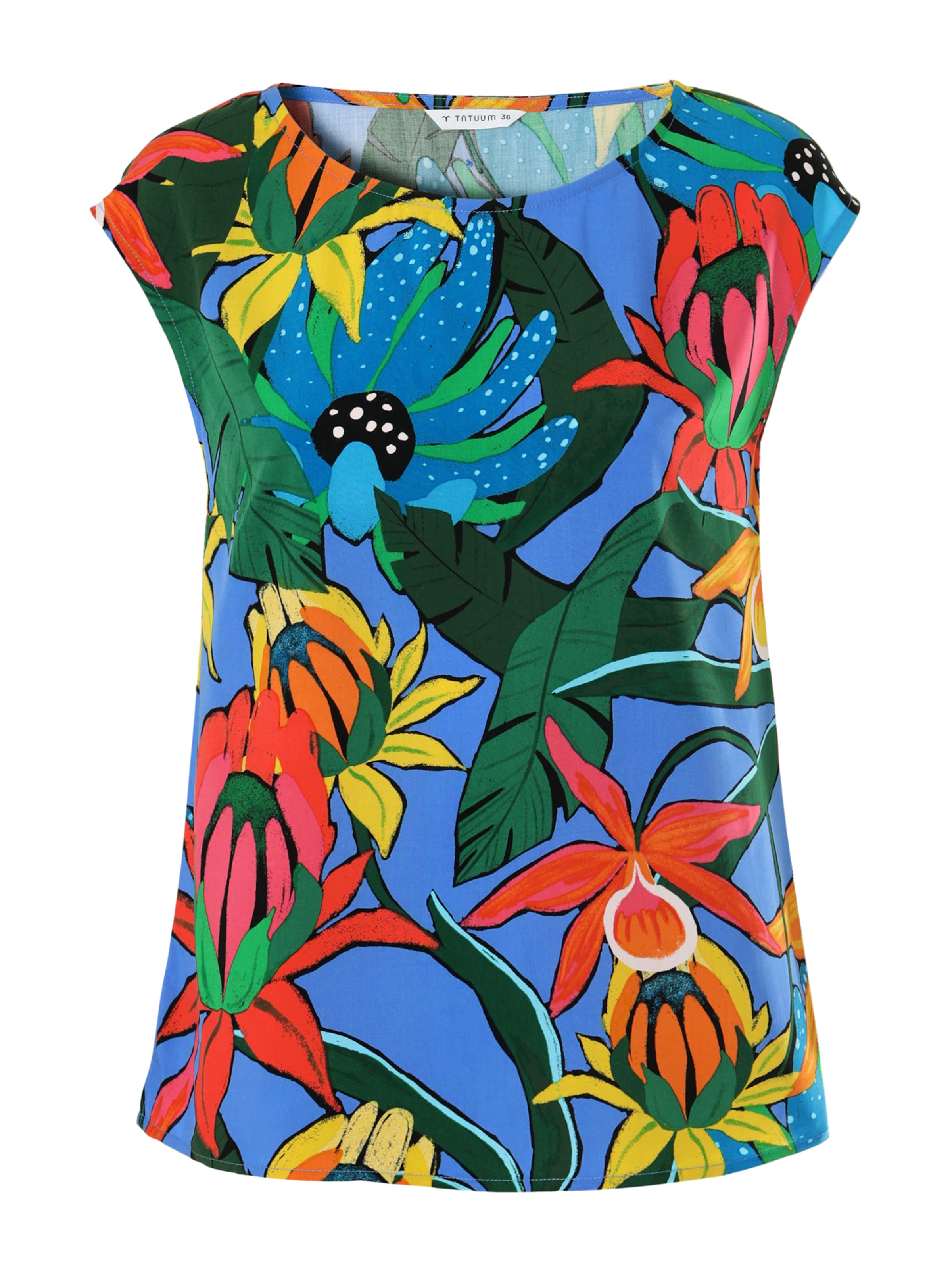 TATUUM Halenka 'AFELI' - azurová / medová / tmavě zelená / tmavě červená, Produkt