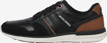 Baskets basses 'JFWBARON' JACK & JONES en noir : devant