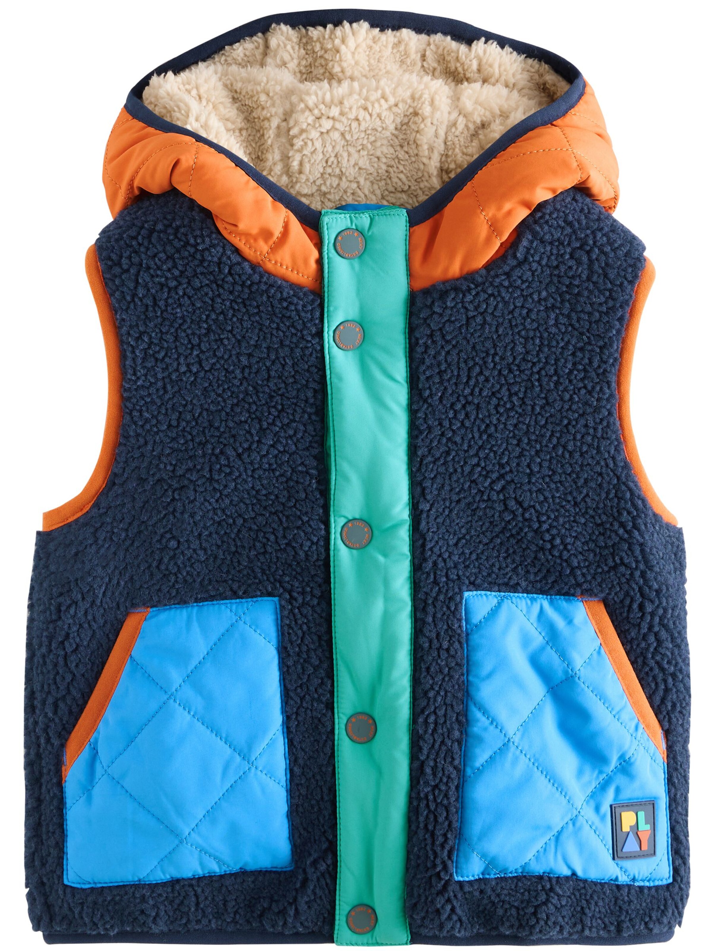 Next Vest in Blue: front