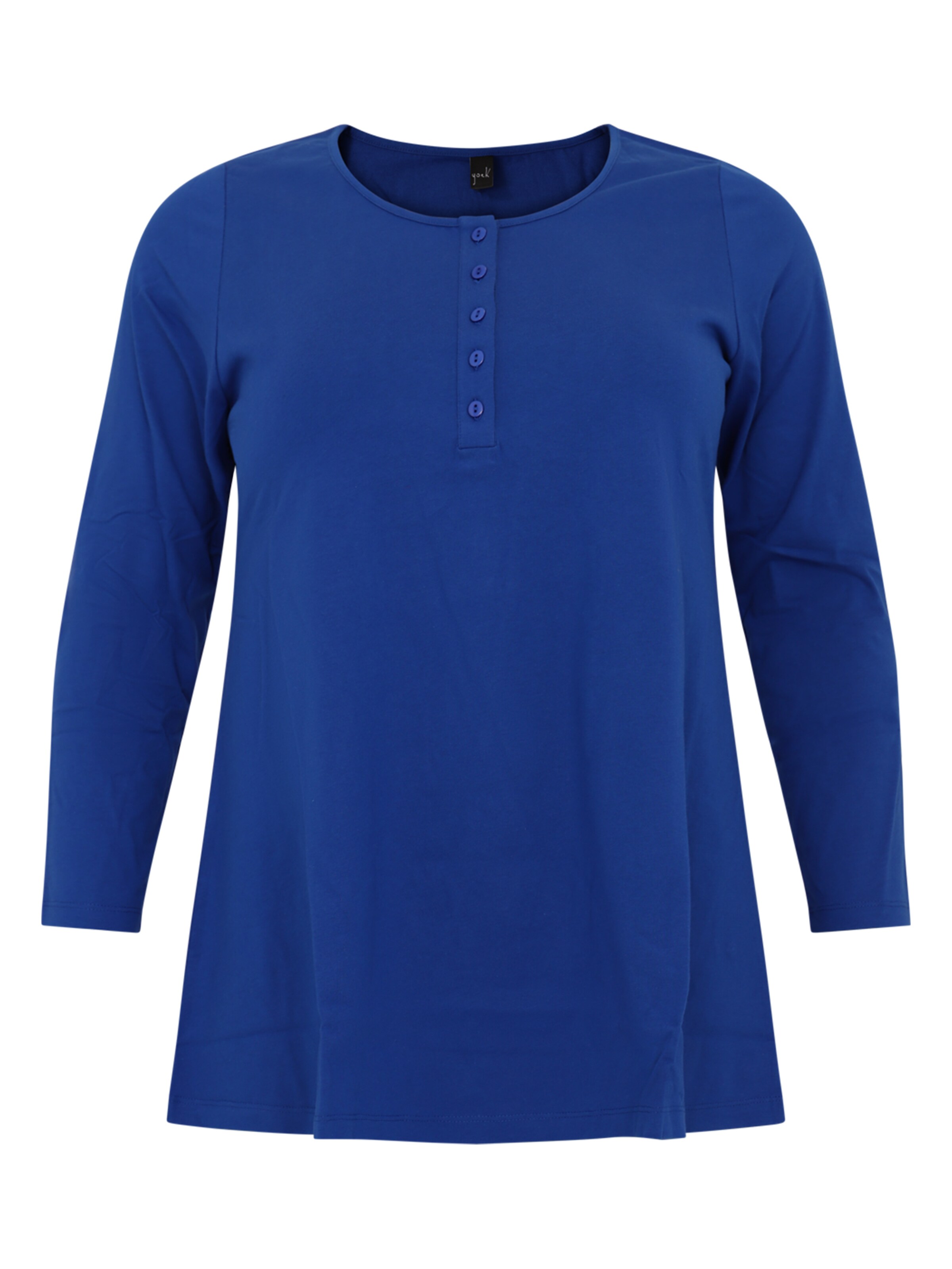 YOEK Shirt in Blauw: voorkant
