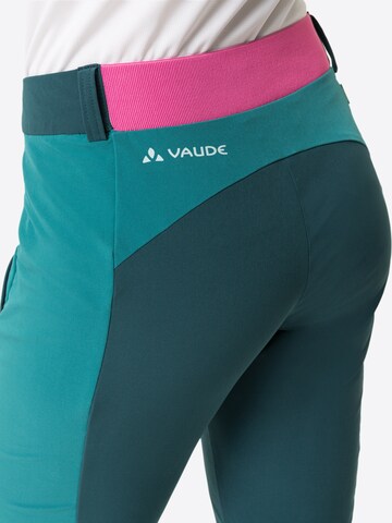 VAUDE Slimfit Outdoorbroek 'W Elope SLF P' in Groen