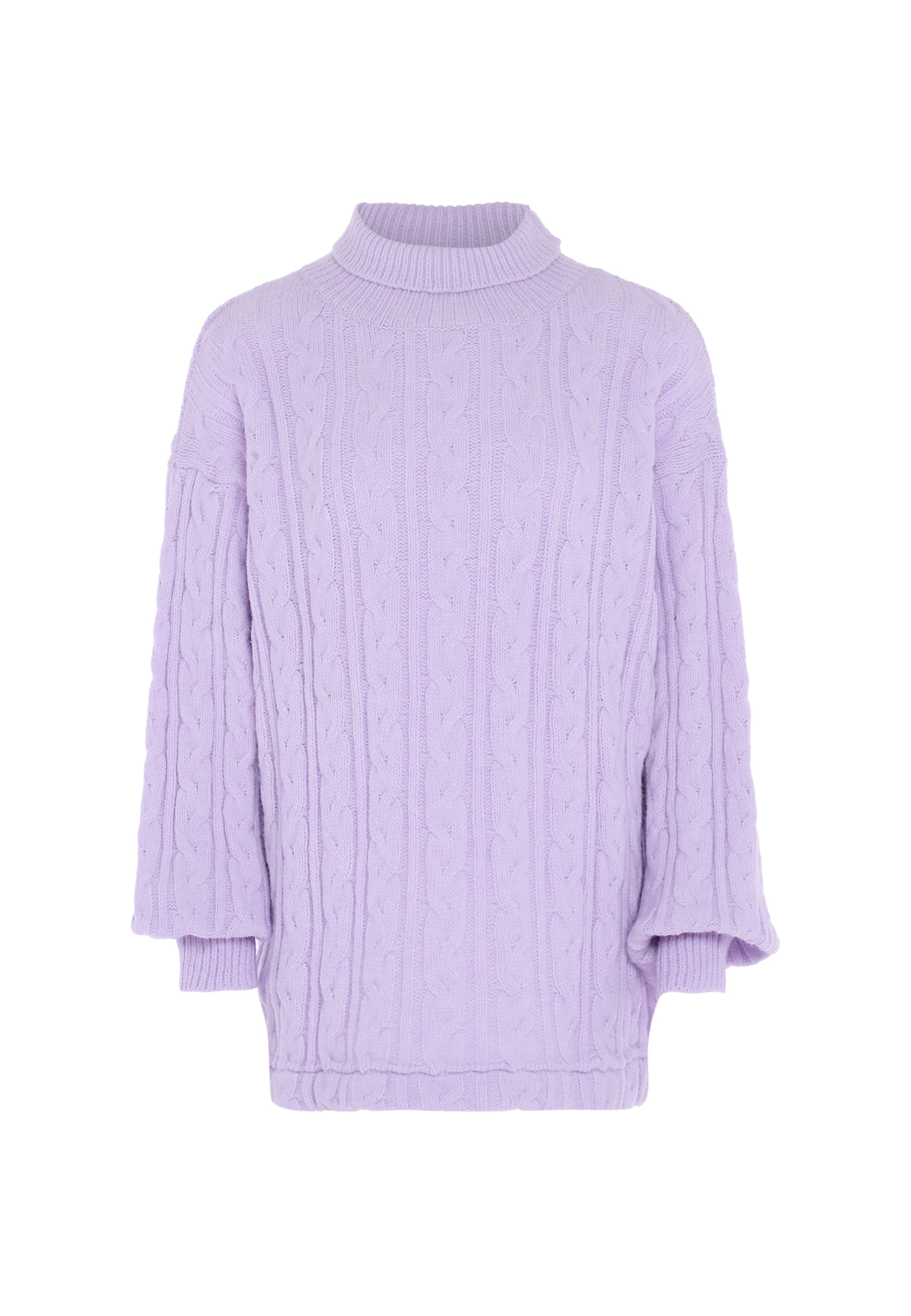 aleva - Pullover oversized em roxo: frente