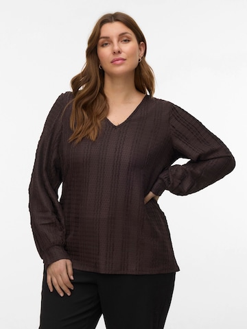 Vero Moda Curve Blouse in Brown: front