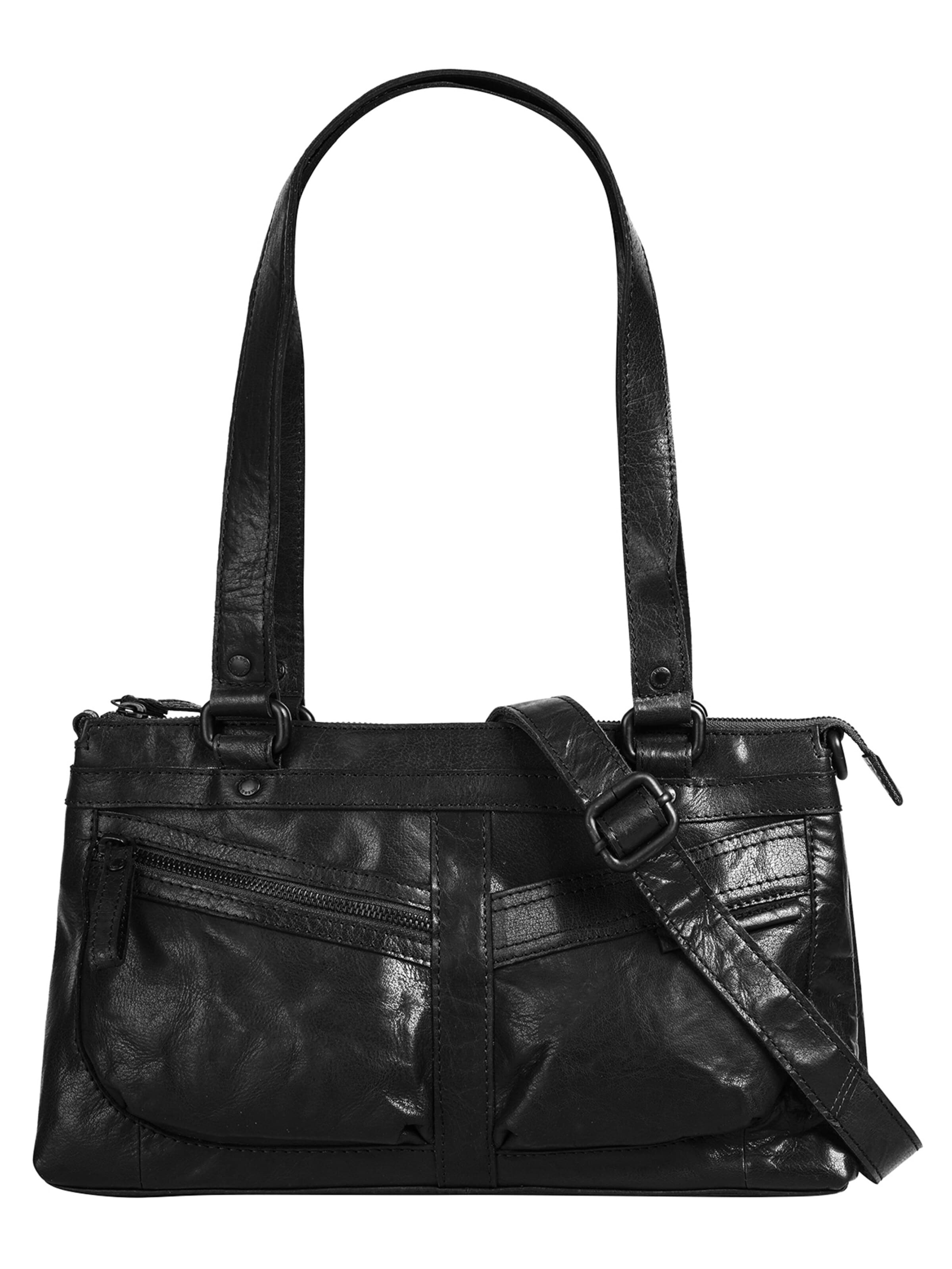 Spikes & Sparrow - Bolso de mano en negro: frente