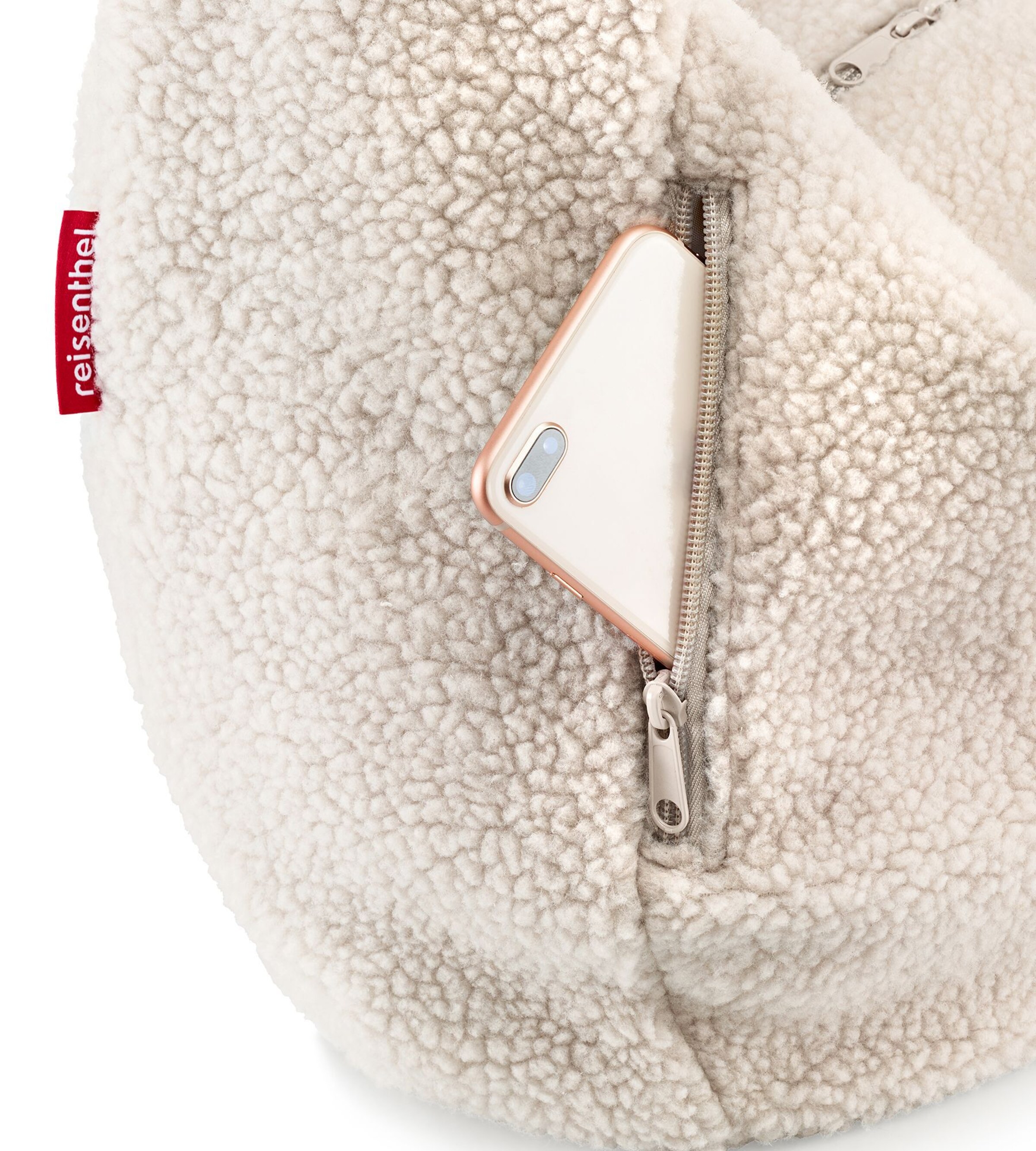 Borsa a spalla 'Moonbag' di REISENTHEL in bianco