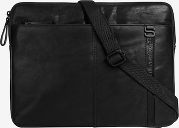 Spikes & Sparrow Aktentasche 'LAPTOP SLEEVE' in Schwarz: Vorderseite