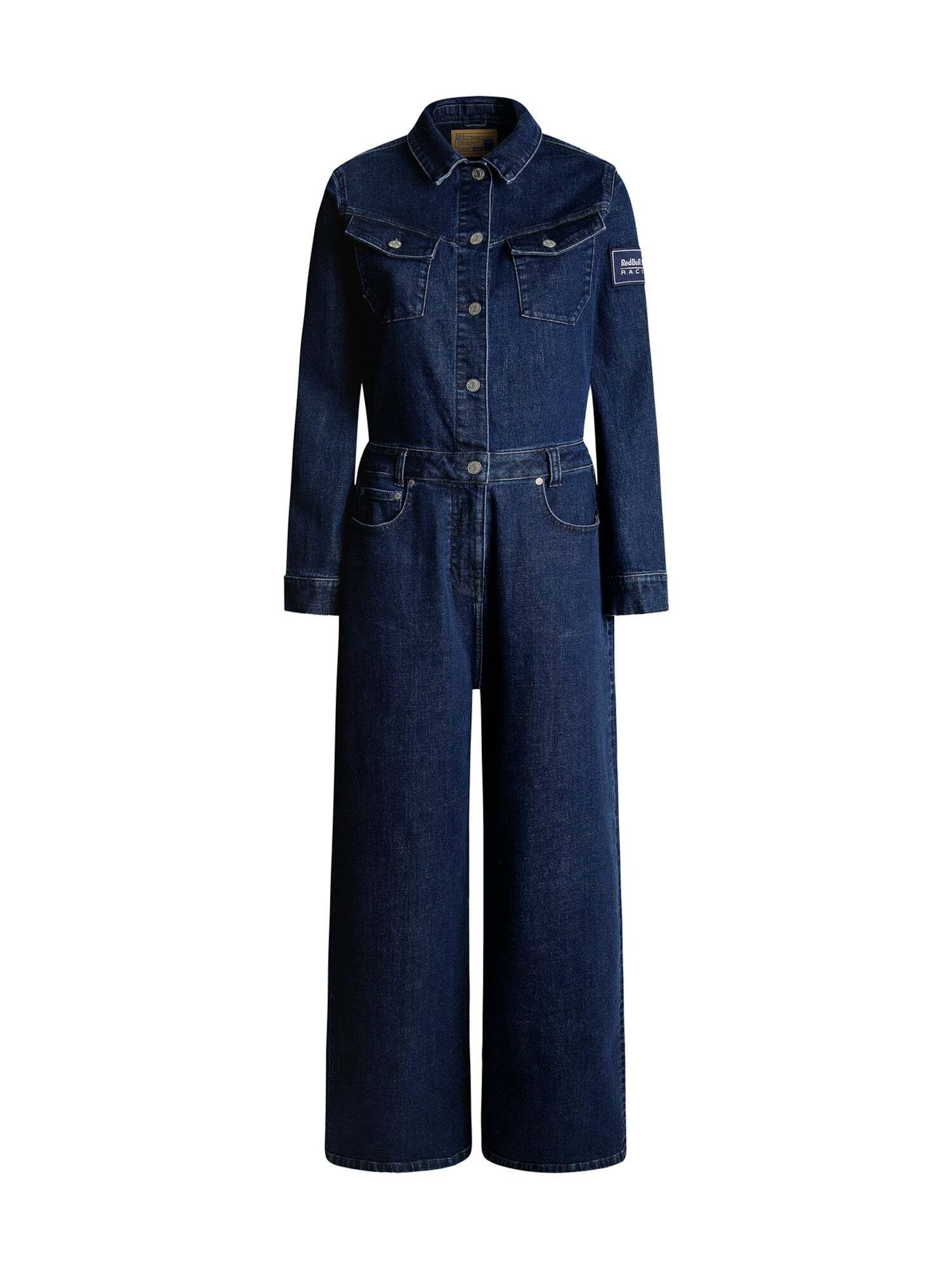 Combinaison 'Pitside' Red Bull Racing x Pepe Jeans en bleu : devant