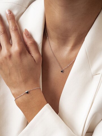 Hey Happiness - Conjunto de joyería 'Heart Squad' en plata