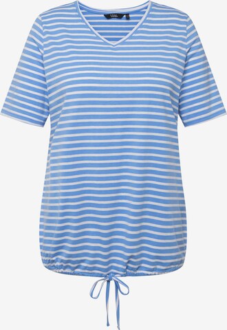 Ulla Popken Shirt in Blauw: voorkant