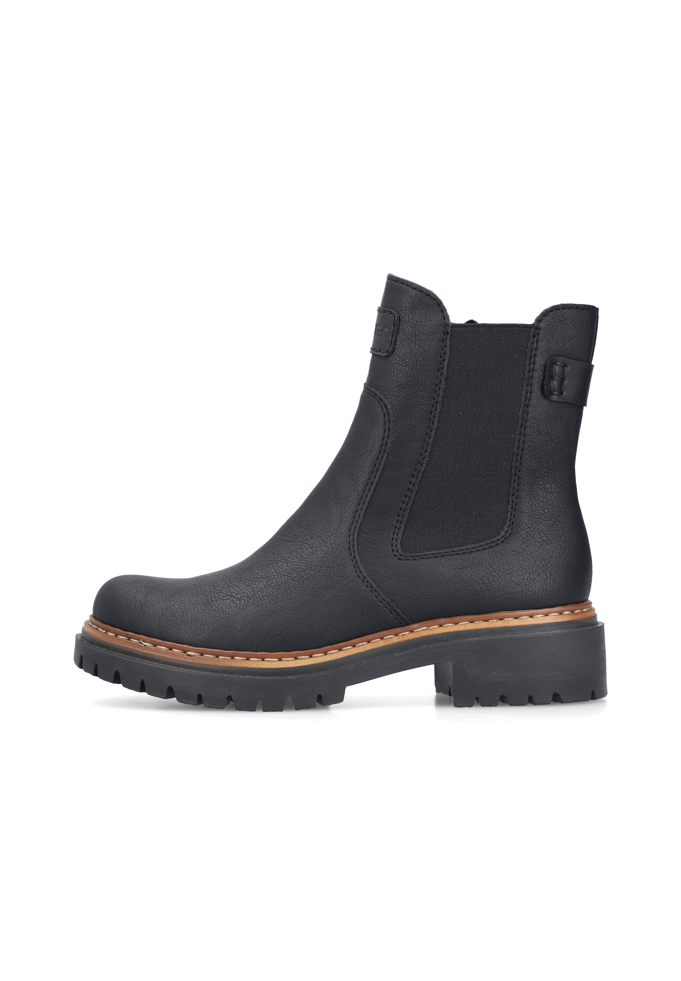 Rieker Chelsea boots '72660' in Zwart: voorkant