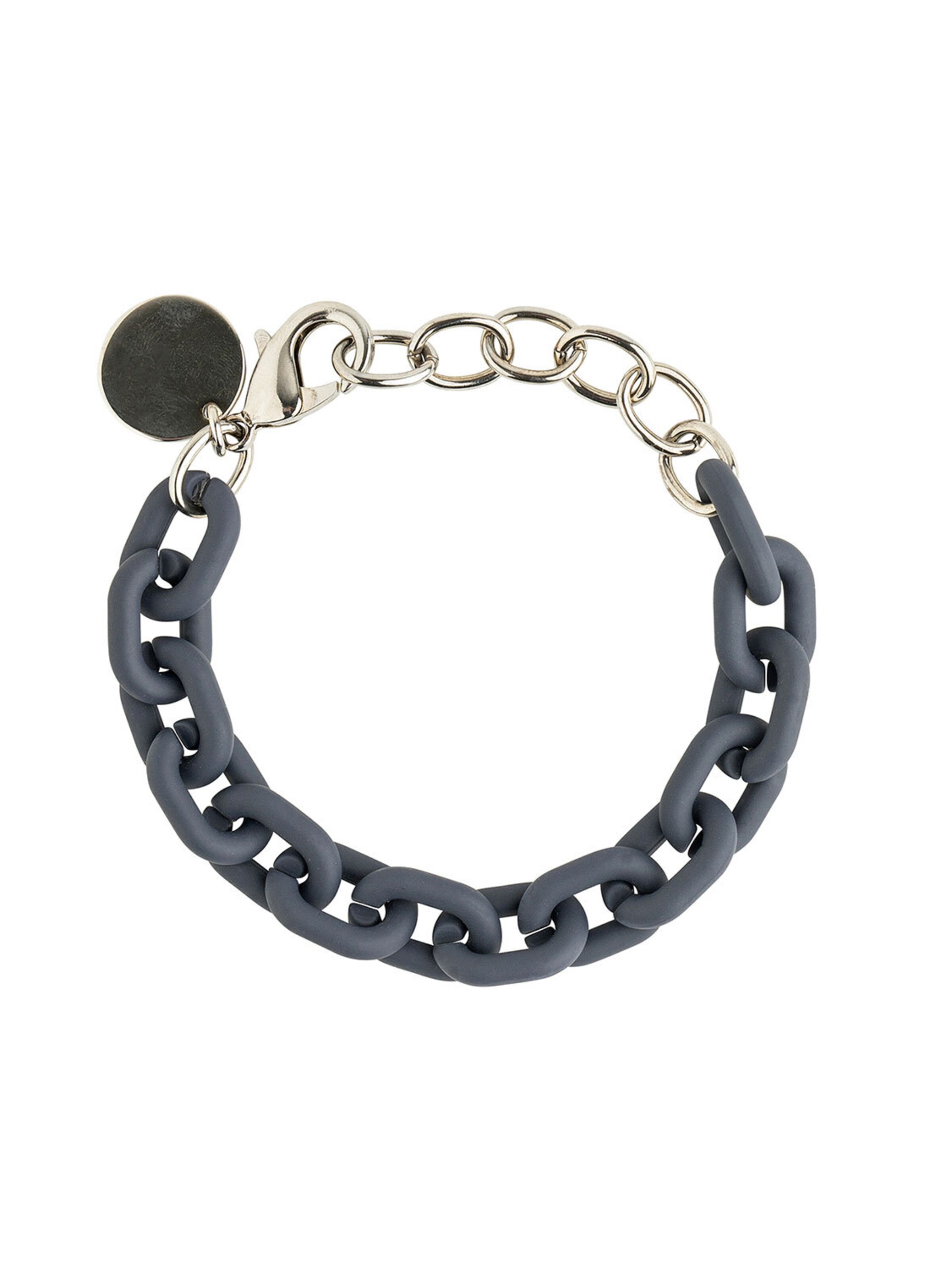 Cheeky Chain Munich Armband 'Lio' in Grijs: voorkant