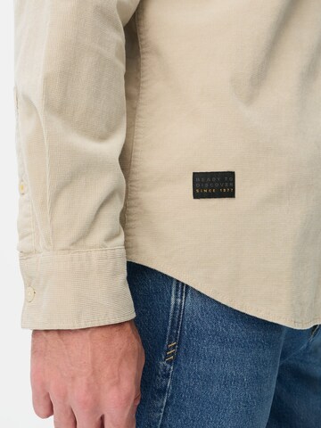 CAMEL ACTIVE Regular fit Button Up Shirt in Beige
