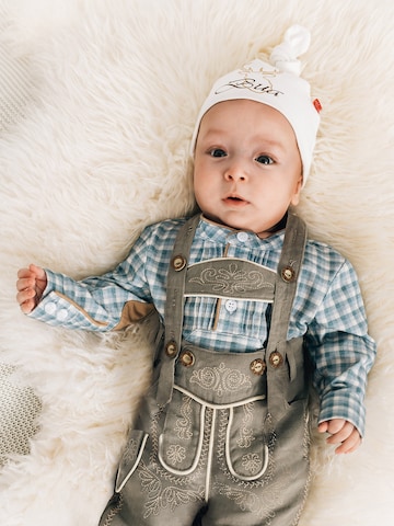 Mogo Romper/bodysuit 'Raucheck' in Blue