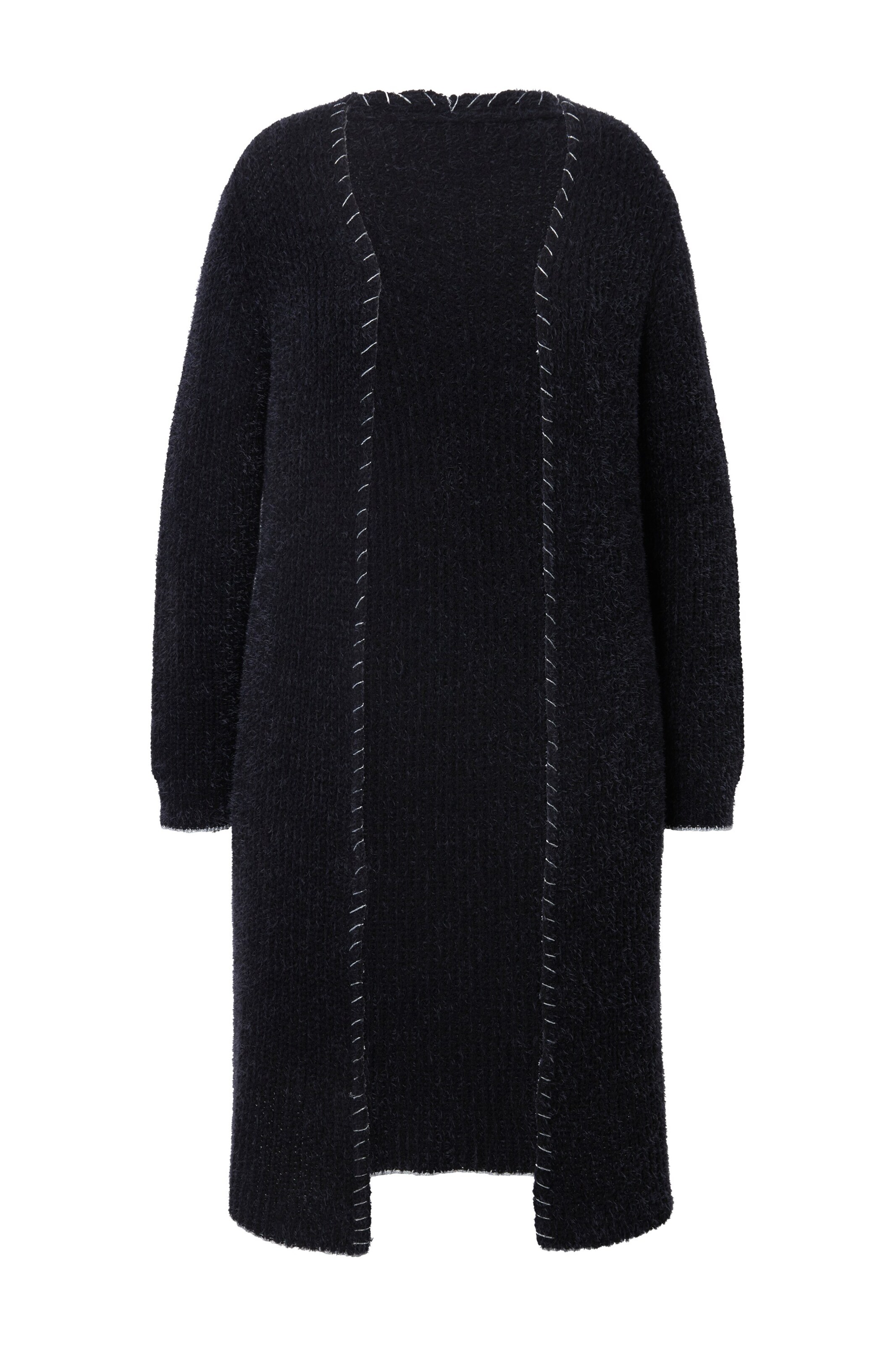 MIAMODA Strickjacke in Schwarz: Vorderseite