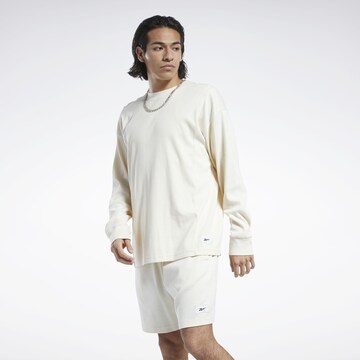 Reebok Sweatshirt 'Classics' in White: front