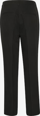 Regular Pantalon à plis 'Sakura' Kaffe en noir