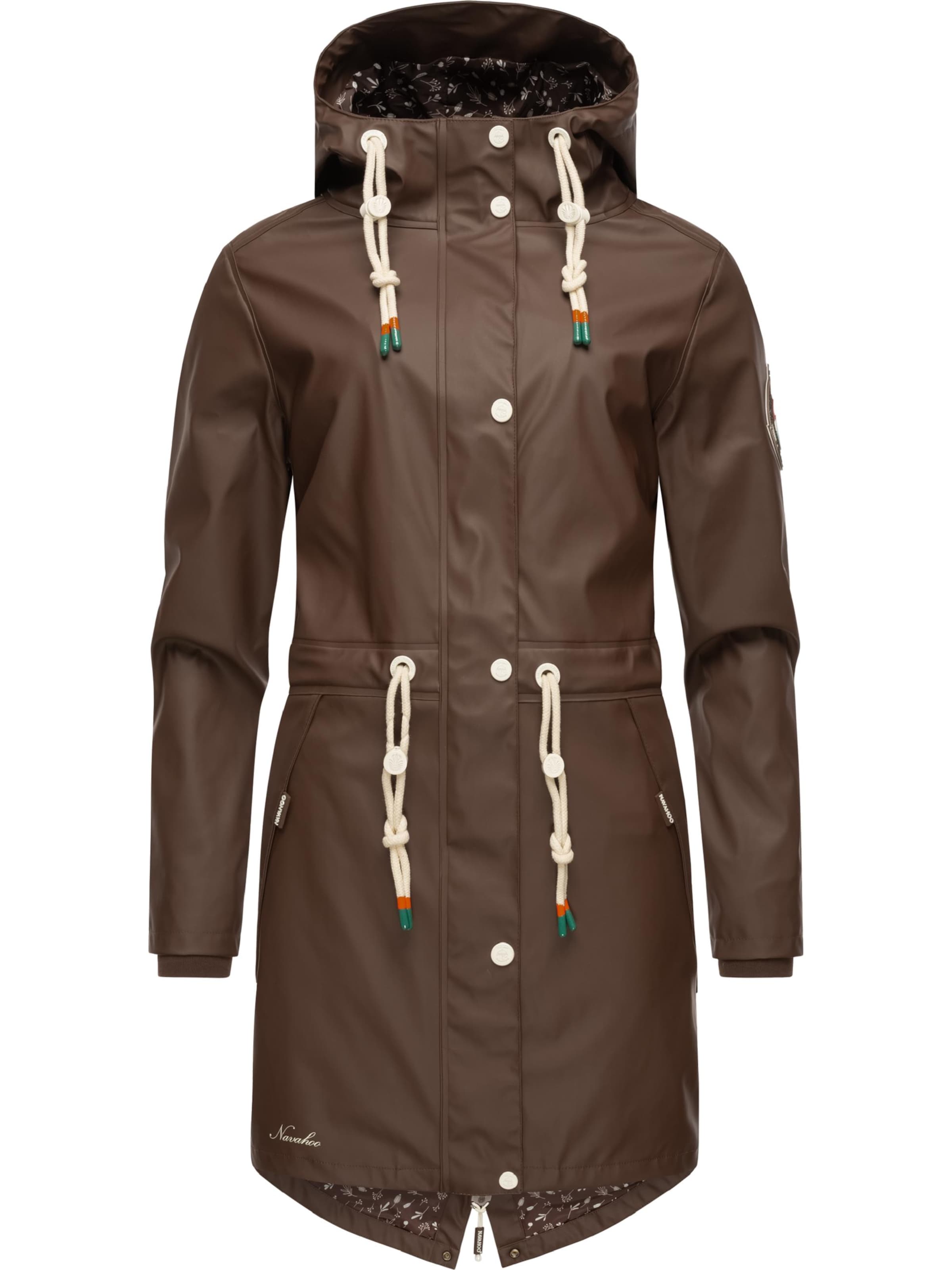 NAVAHOO Funktsionaalne jope 'Tropical Storm', värv pruun: eest vaates