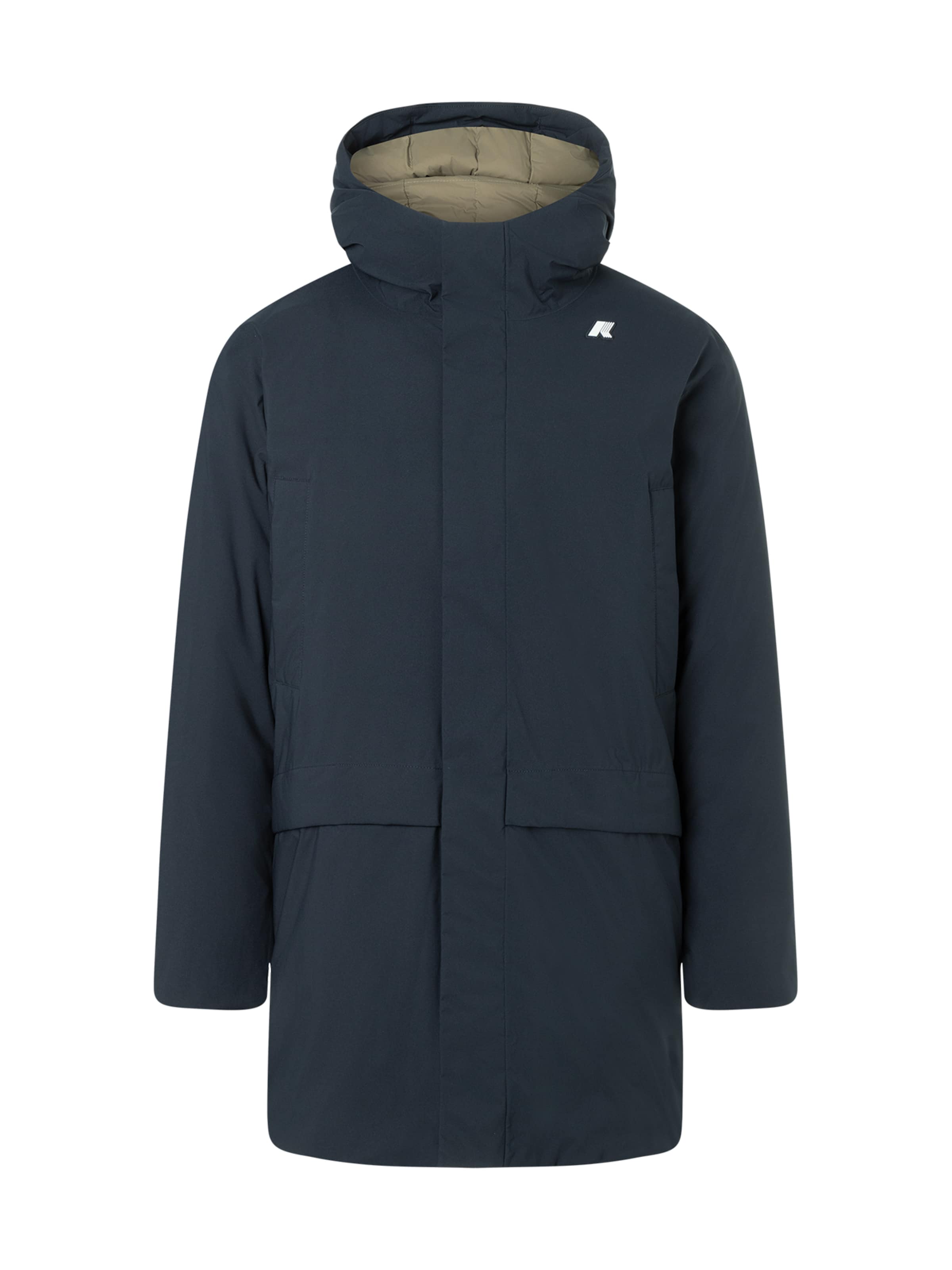 K-Way Winter Jacket in Blue: front