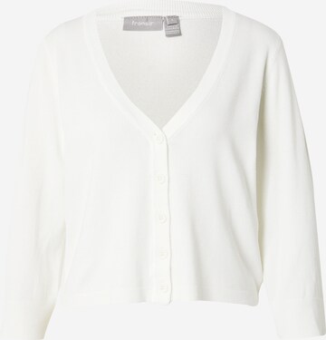 Fransa Knit Cardigan 'CLIA' in White: front