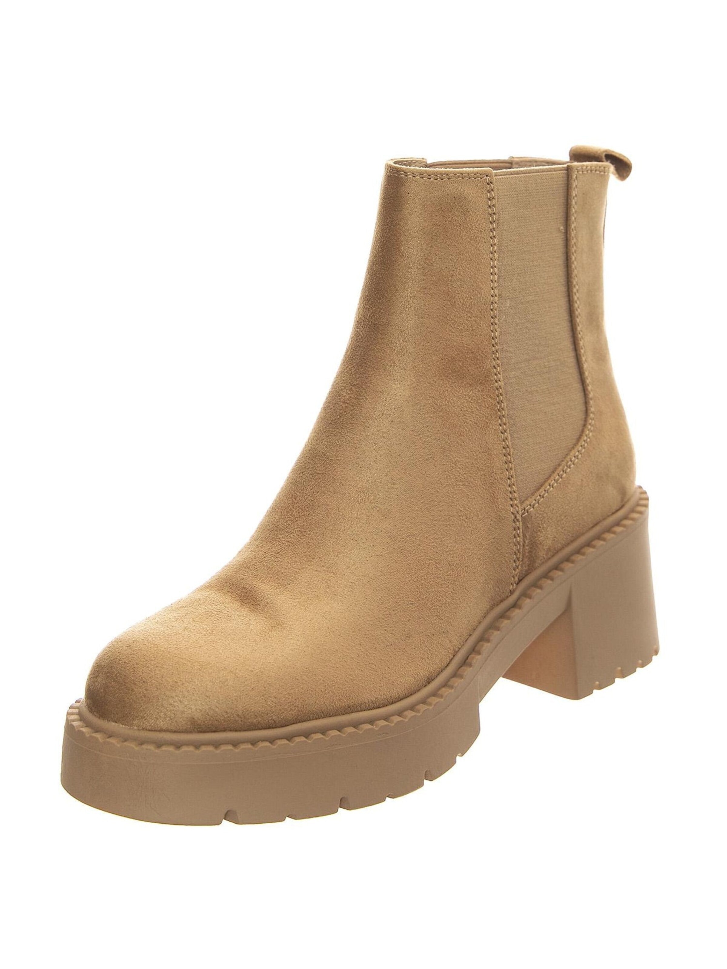 Madden Girl Chelsea Boots 'Trust Sand Micro Boots'‌‌‌‌‌‌‌ in Braun: Vorderseite