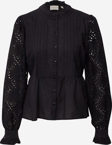 Atelier Rêve Blouse 'LUIE' in Black: front