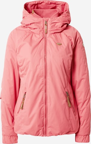 Ragwear Between-Season Jacket 'DIZZIE' in Pink: front