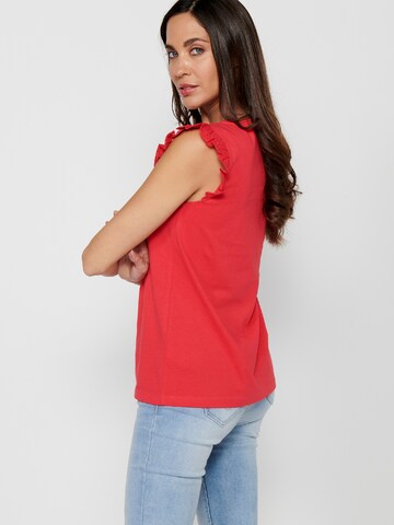 KOROSHI Bluse in Rot