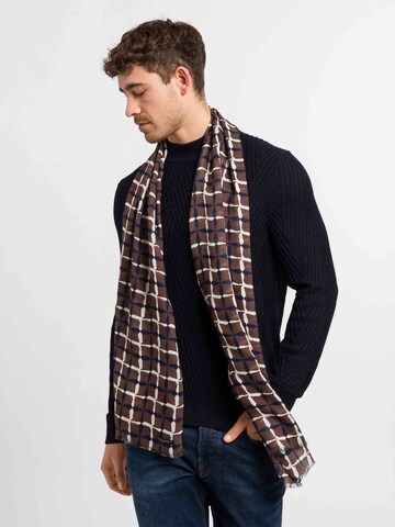 bugatti Schal in Braun: Vorderseite