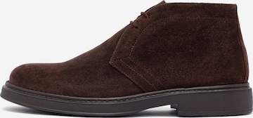 Boots stringati di Derimod in marrone: frontale