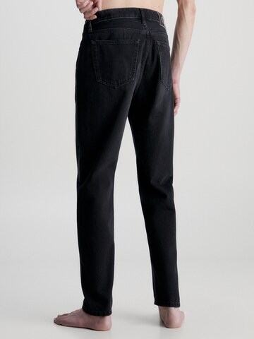 Calvin Klein Jeans Alt kitsenev Teksapüksid, värv must
