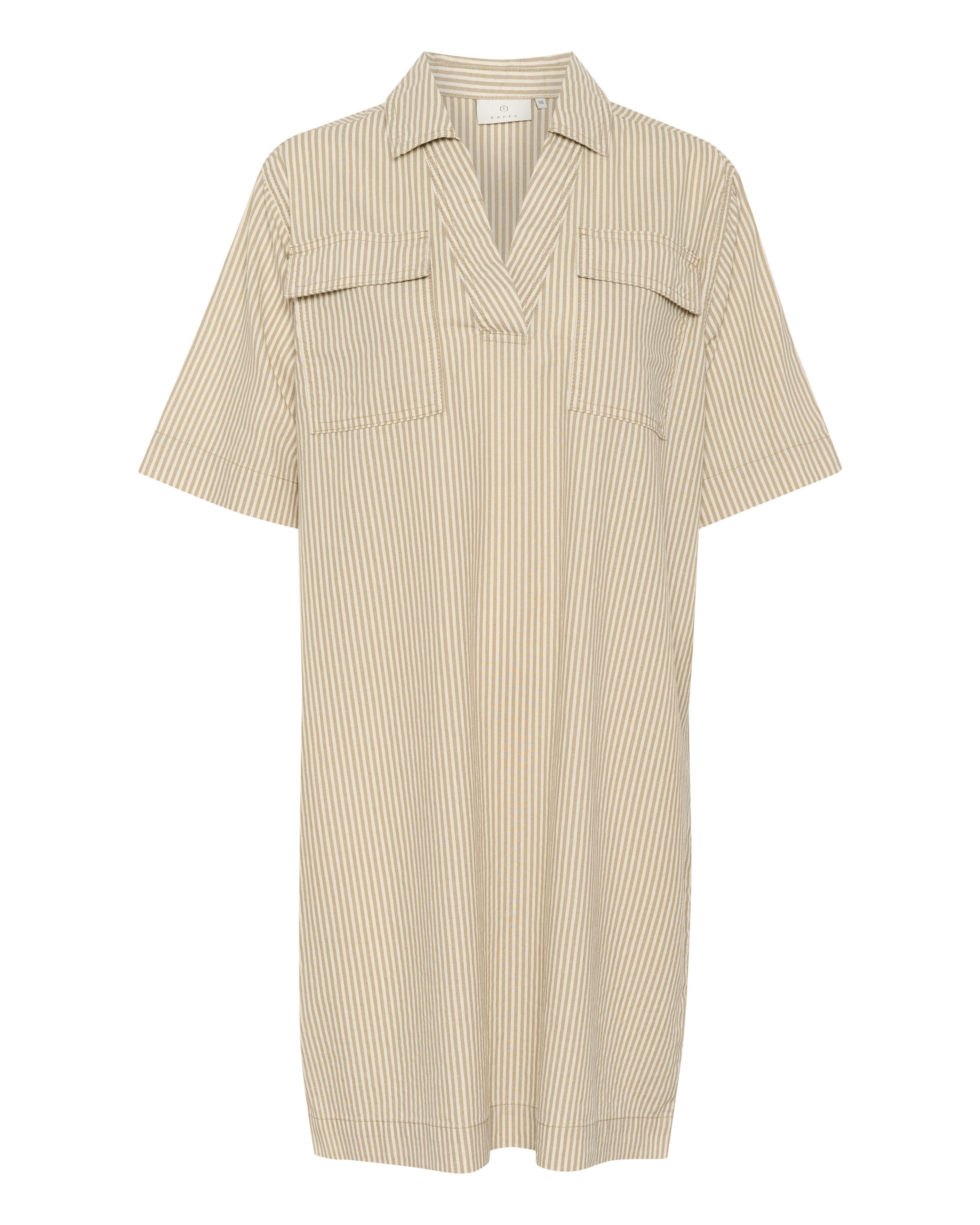 Kaffe Košilové šaty 'KANaya' – béžová: přední strana