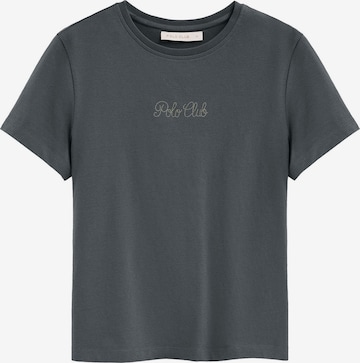 Polo Club Shirt 'Lunas' in Grey: front