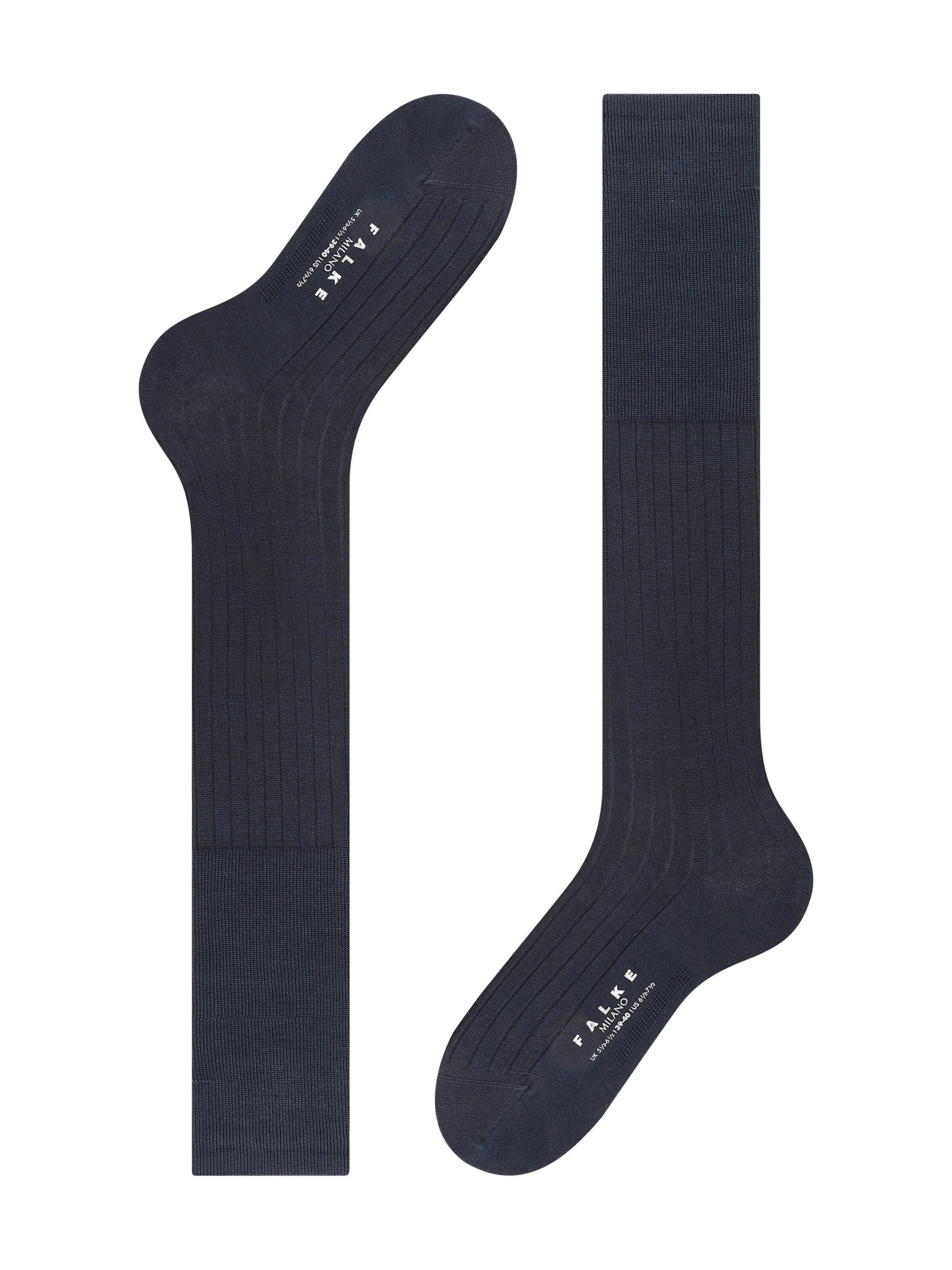 FALKE Kniestrümpfe 'Milano'‌‌‌‌‌‌‌‌ in Blau