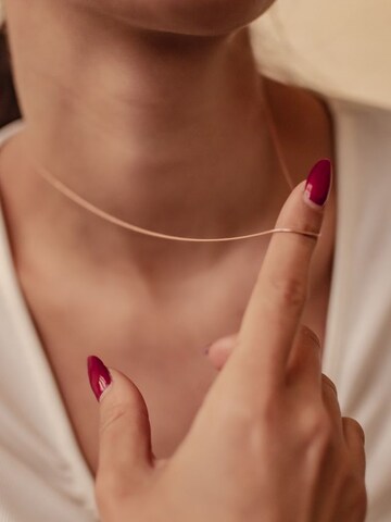 Hey Happiness Kette 'Round Snake' in Gold