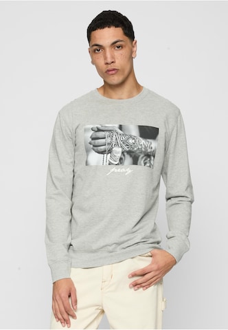 MT Men Sweatshirt 'Pray 2.0' in Grau: Vorderseite