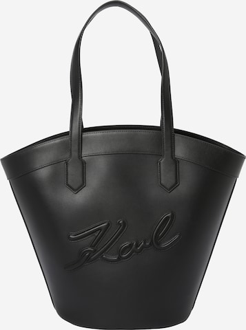 Karl Lagerfeld Shopper in Zwart: voorkant